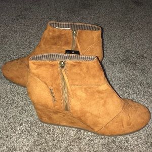 Suede Wedges